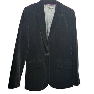 J. Crew Ludlow Men's Black Velvet  Blazer Sz T8/ 38S